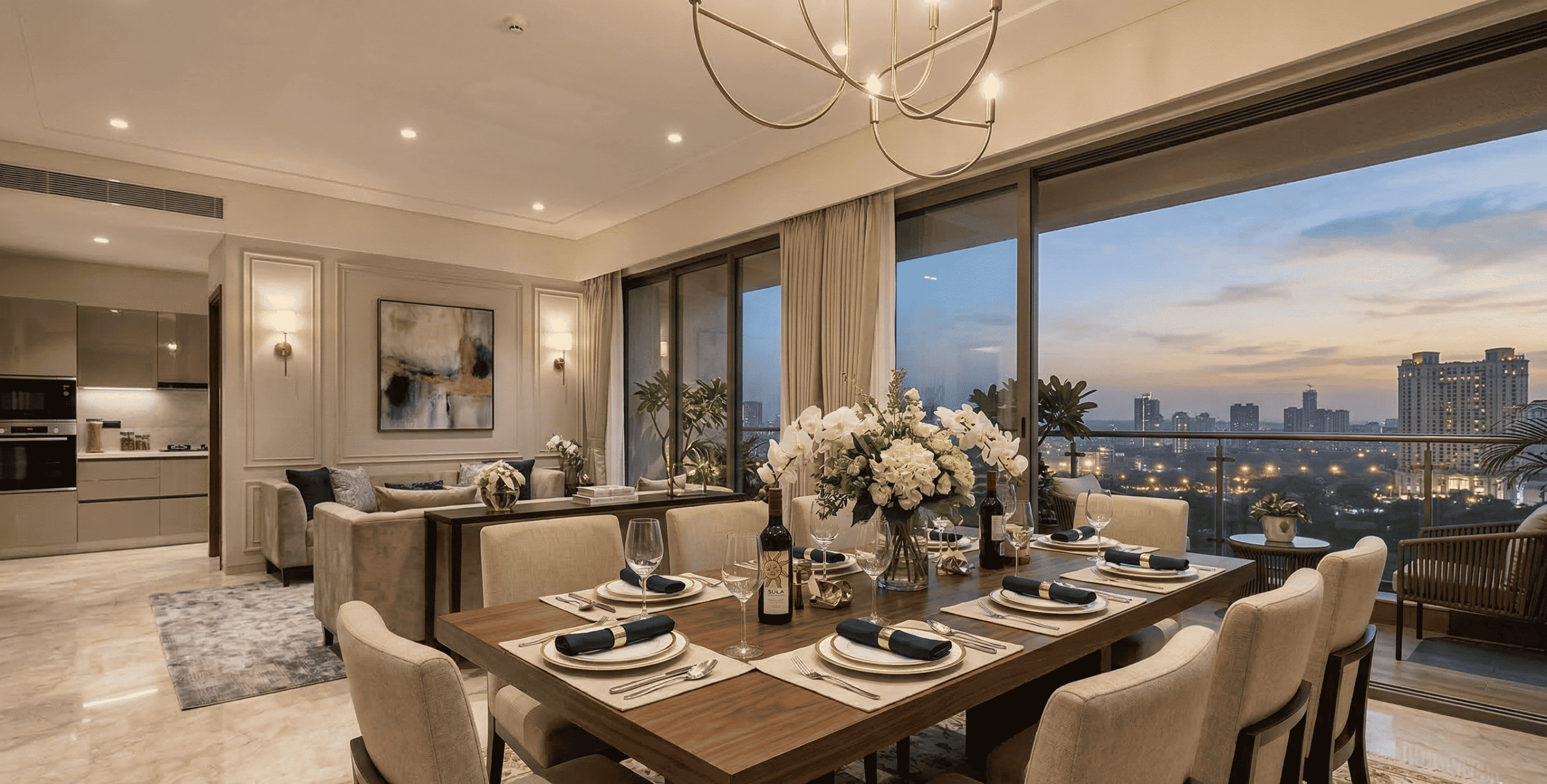 High-rise tower view at Eaton Park